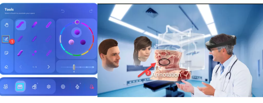 Annotation in Metaverse Surgery