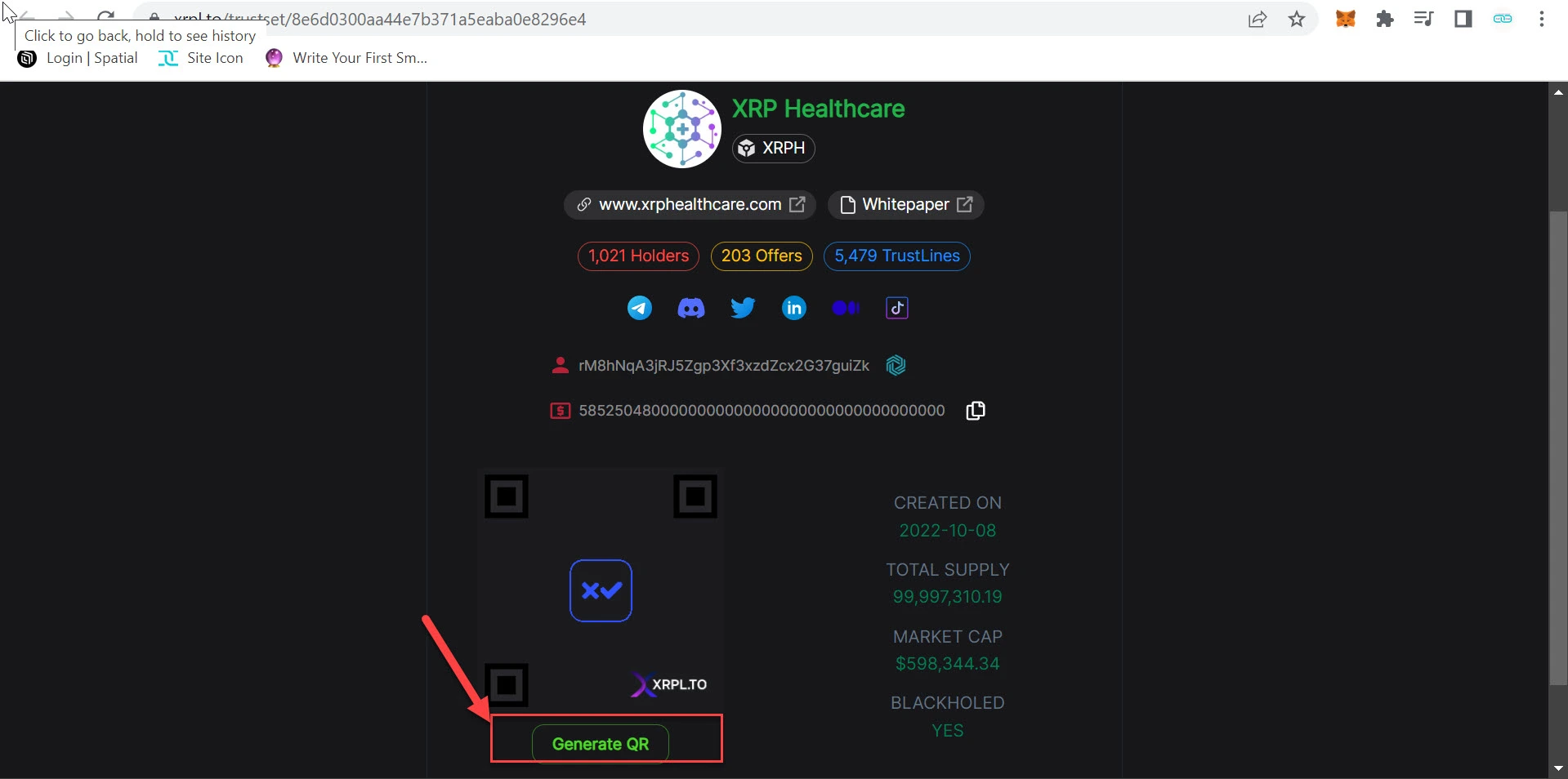 XUMM Trustline 2